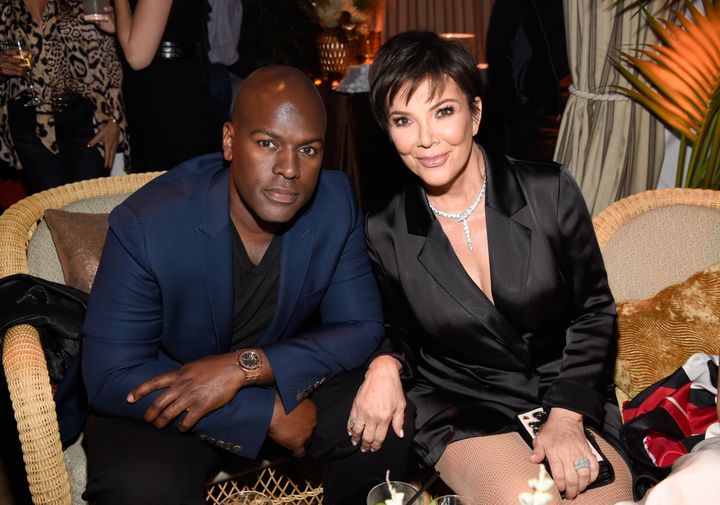 Kris Jenner and Corey Gamble at the "American Woman" premiere on May 31 in Los Angeles. 