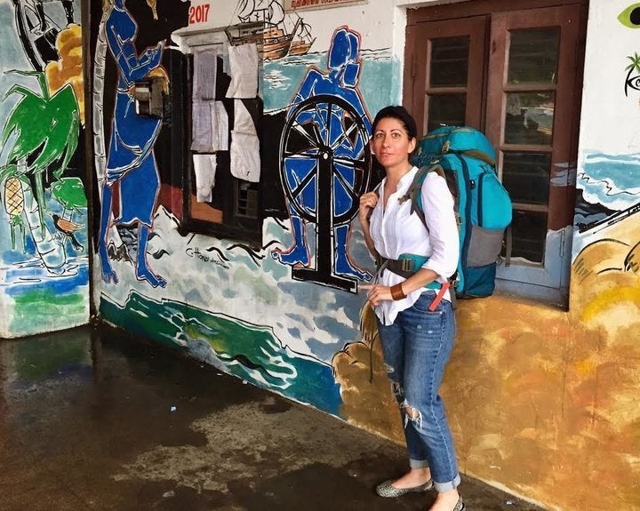 Kristin Amico in Indien