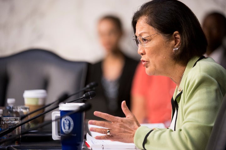 Sen. Mazie Hirono (D-Hawaii) noticed nobody was asking presidential nominees under oath if they've ever sexually harassed someone. So now she's doing it.