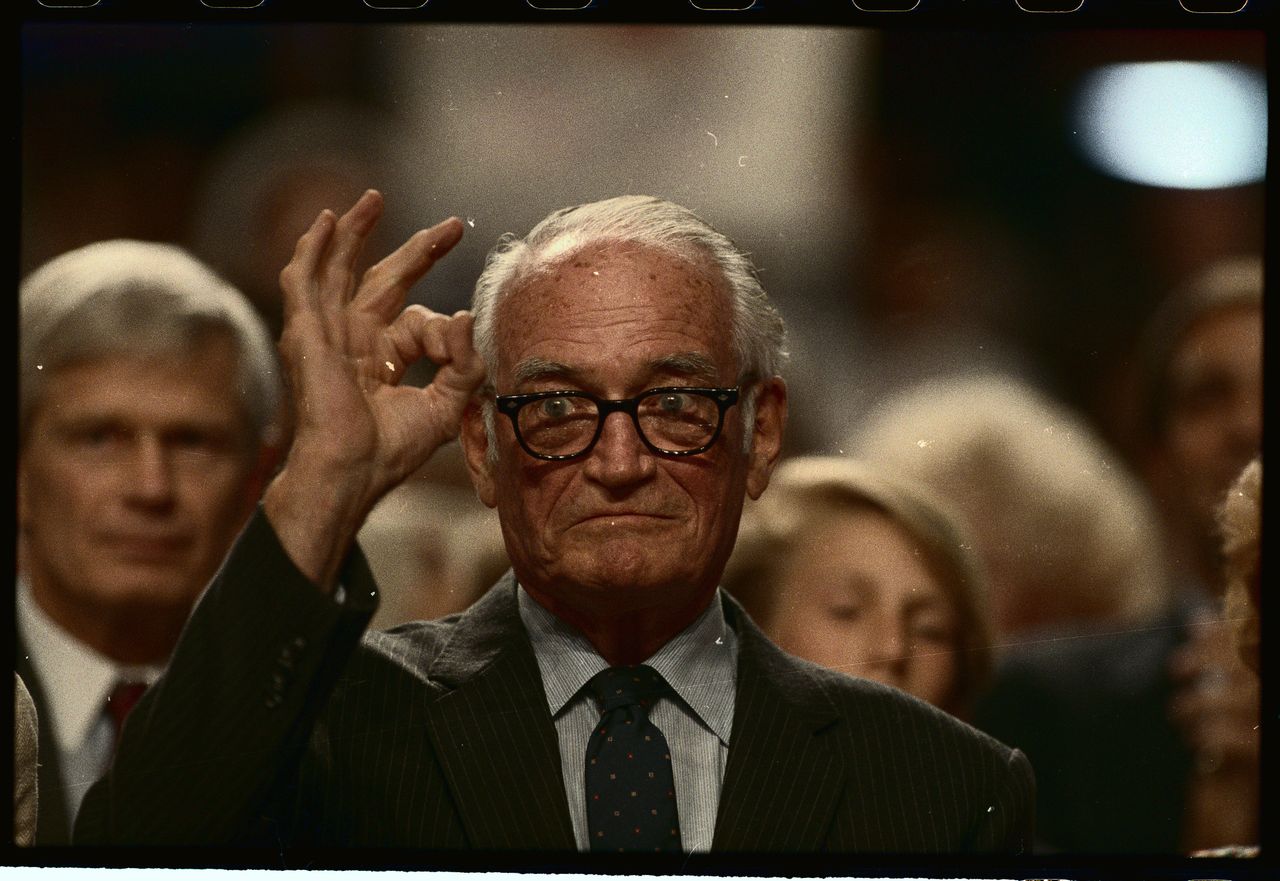 Former Sen. Barry Goldwater (R-Ariz.), the Republican Party's 1964 nominee for president.