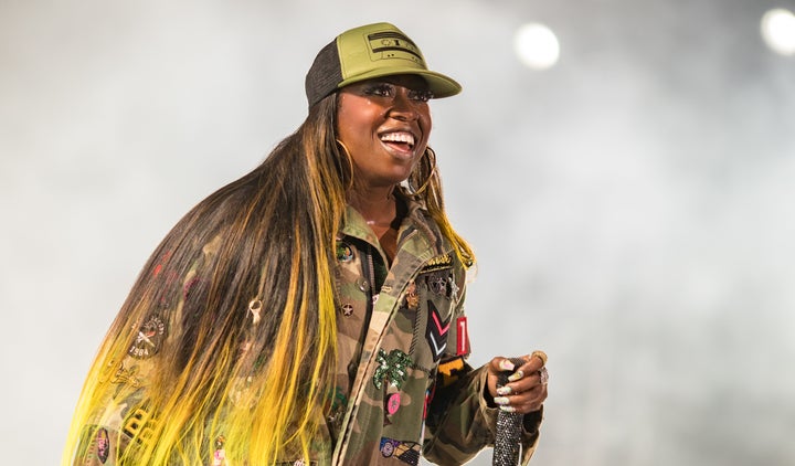 Missy Elliott performs onstage during at FYF Fest 2017.