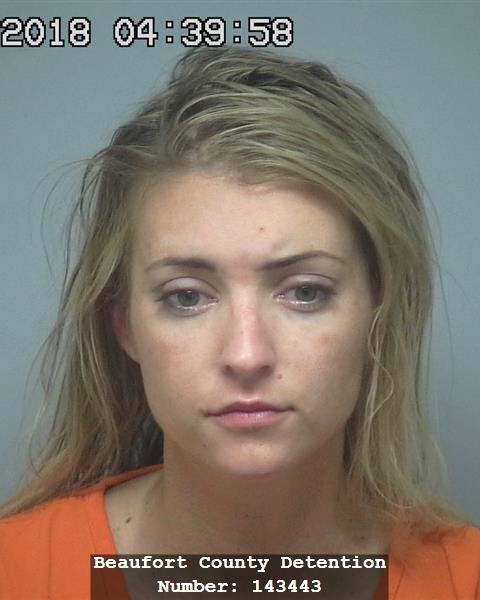 Lauren Elizabeth Cutshaw's mug shot.