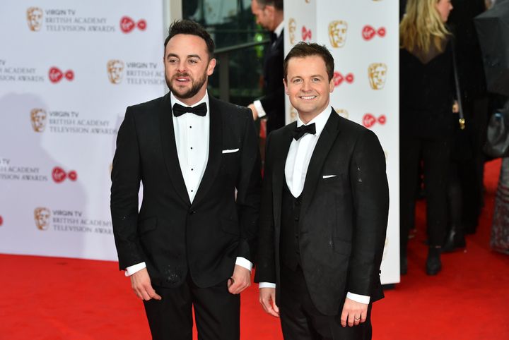 Ant McPartlin with regular co-host Declan Donnelly