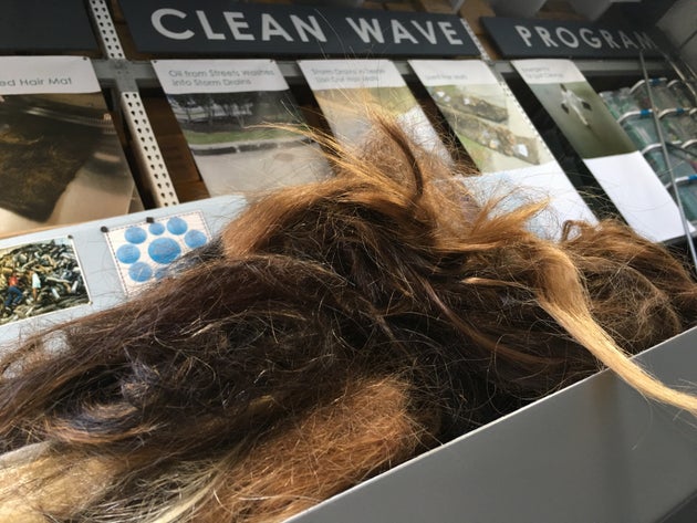 Human Hair Extensions Are Being Matted Together To Clean Up Oil