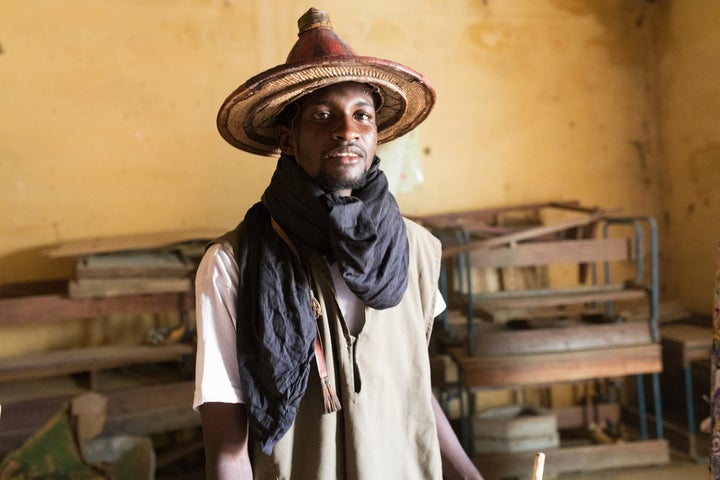 “I love my job. When I perform in front of a crowd of people, I am very happy because it means that I am getting my message through.” Actor, Youssouf Diallo, from the Troupe Djonkala of Bla, gets ready ahead of the play organised by WaterAid to teach the population about the importance of hygiene and sanitation. Toukoro village, Circle of Bla, Mali.