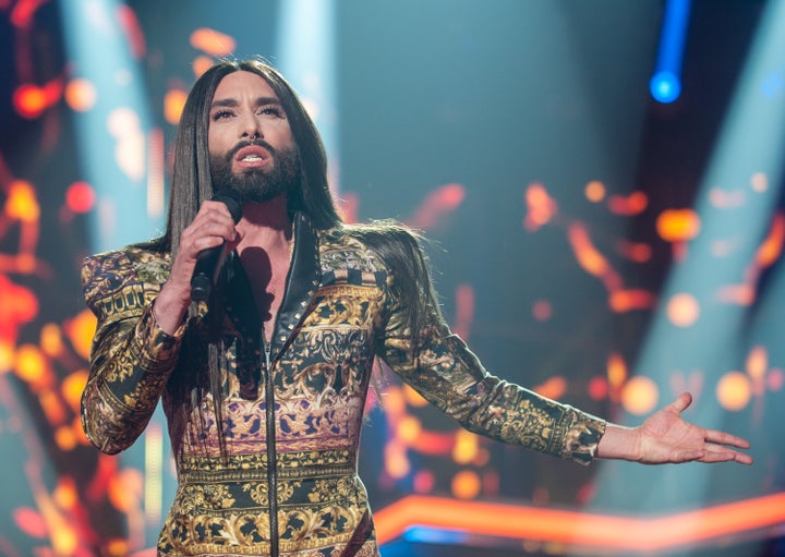 Austria's Conchita Wurst won the Eurovision Song Contest in 2014 and has gone on to become an international LGBTQ rights icon. 