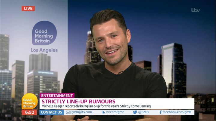 Mark Wright appeared on 'Good Morning Britain'