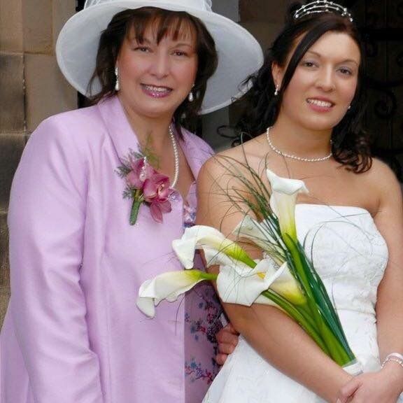 My mum & I on my wedding day in 2006