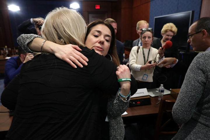 Alex Jones has falsely accused parents of the children killed at Sandy Hook Elementary School, like Francine Wheeler (above), of being "crisis actors." He has encouraged his supporters to harass them to the point that they cannot visit their children's graves.