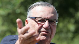 PHOENIX, AZ - MAY 22:  Former Maricopa County Sheriff Joe Arpaio speaks to the media in front of the Arizona State Capitol before filing petitions to run for the U.S. Senate on May 22, 2018 in Phoenix, Arizona. Arpaio, who was convicted of criminal contempt of court for disobeying a 2011 court order in an immigration case, was pardoned by President Donald Trump in August 2017.  (Photo by Ralph Freso/Getty Images)