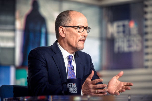Tom Perez, chair of the Democratic National Committee, introduced the new resolution to 