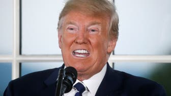 U.S. President Donald Trump speaks at a dinner with business leaders at Trump National Golf Club in Bedminster, New Jersey, U.S., August 7, 2018. REUTERS/Leah Millis