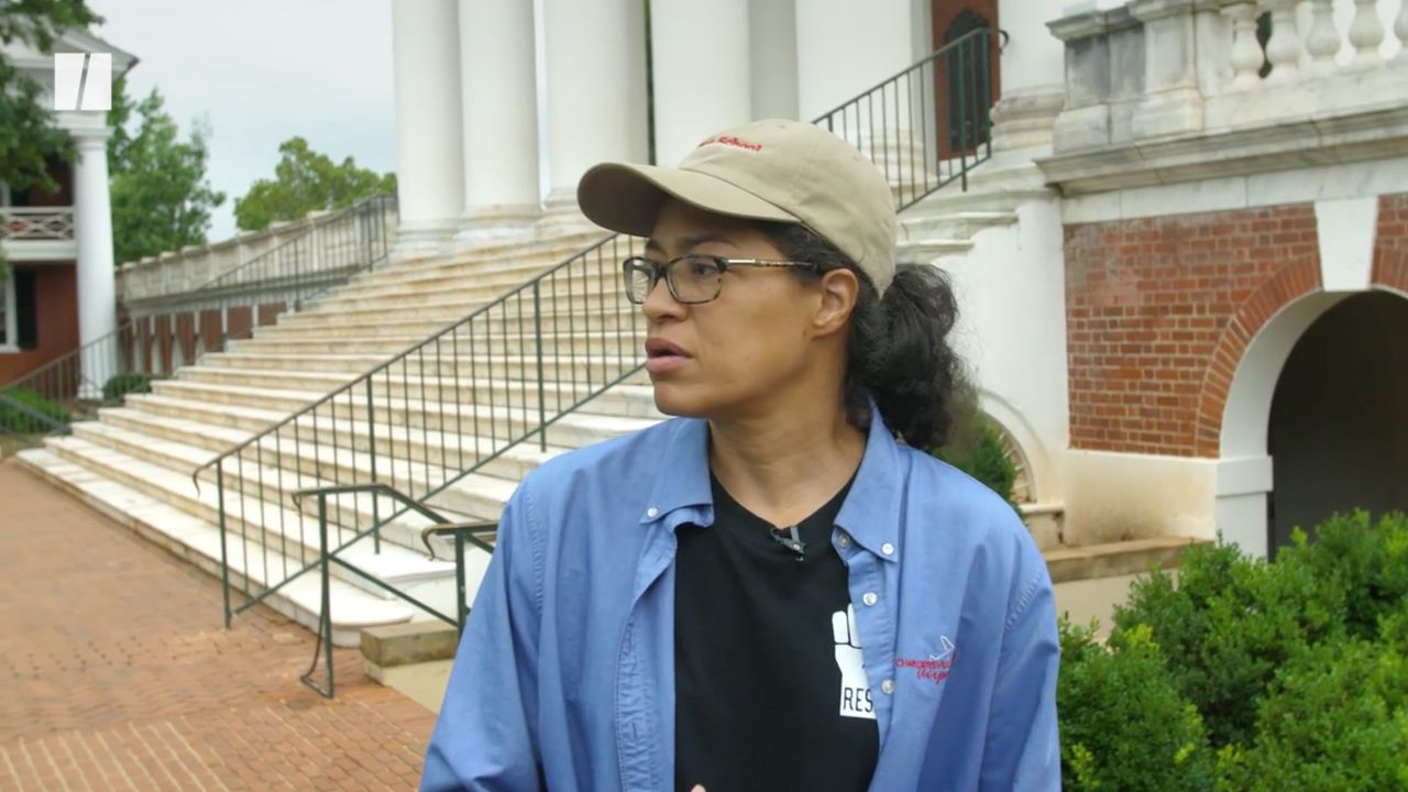 Jalane Schmidt, a University of Virginia professor and activist, takes HuffPost on a tour of Charlottesville.