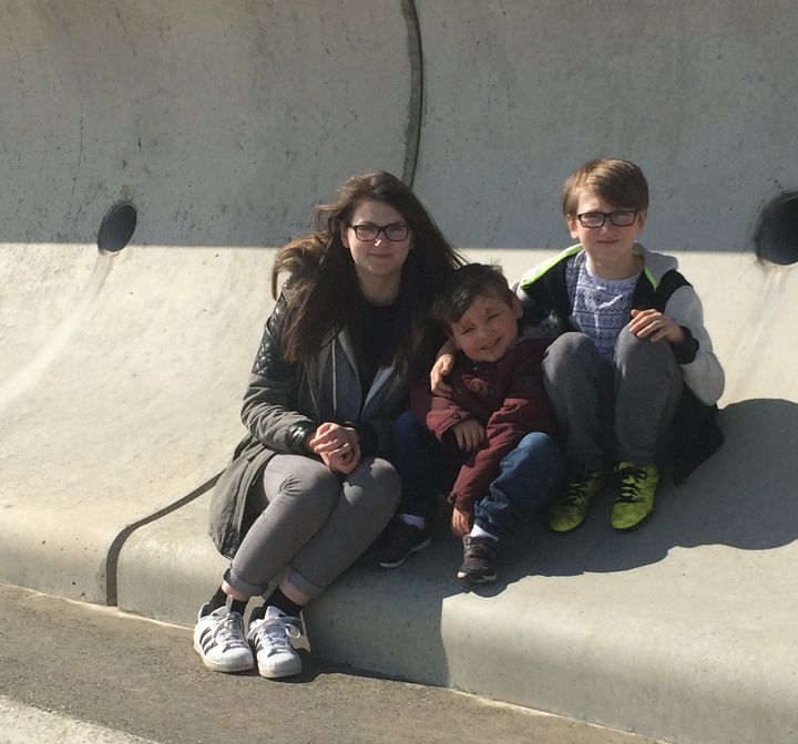 Elizabeth, 15, Jack, 13, and George, six, are told that moving is an 'adventure'.