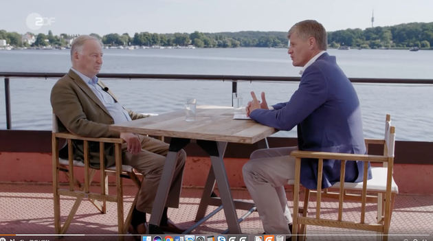 Alexander Gauland (l.) und Thomas Walde