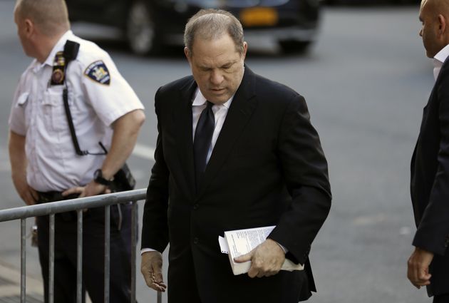 Harvey Weinstein arriving in court last month