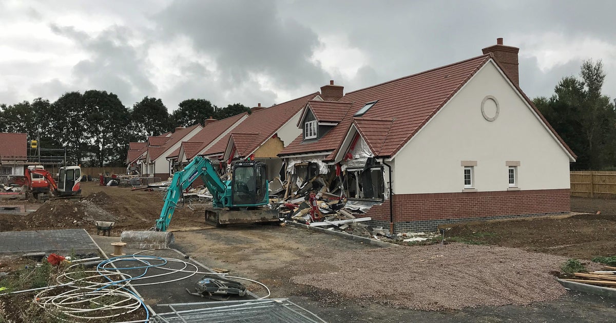 Builder In Court After £4m New Homes Destroyed With Digger HuffPost