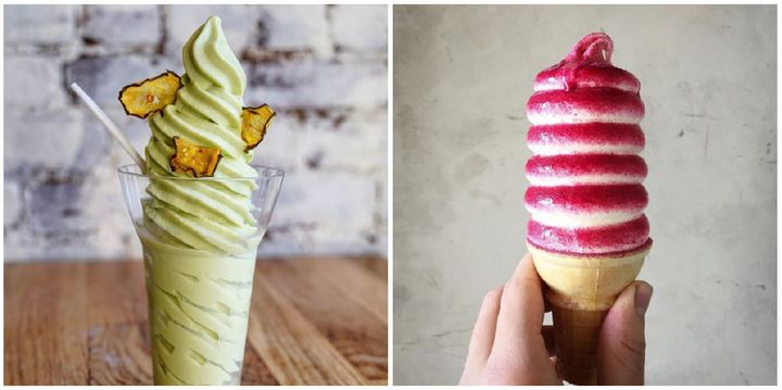 Get yourself some pickle soft serve at Lucky Pickle Dumpling Co. in New York or some beet-dusted soft serve at Cheese & Crack in Portland, Oregon.