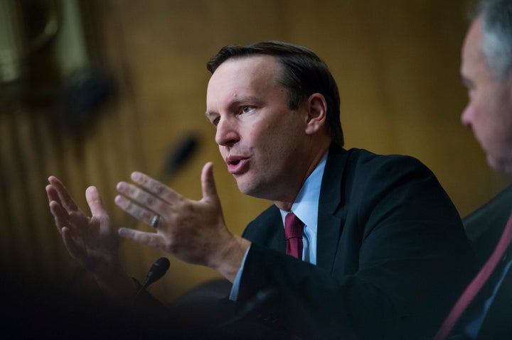 Sen. Chris Murphy (D-Conn.) at a Senate Foreign Relations Committee hearing earlier this month.