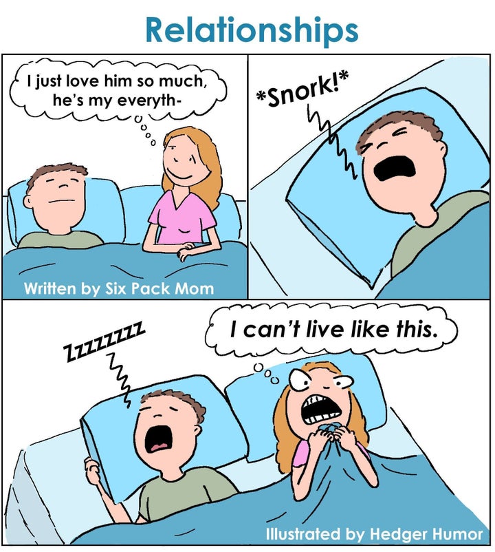 23 Comics That Capture The Highs And Lows Of Sharing A Bed With Your Partner Huffpost Life