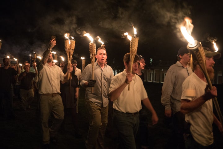 One year after the violent rally in Charlottesville, Virginia, a slew of racists are raising money with the help of the tech companies who promised to cut them off.