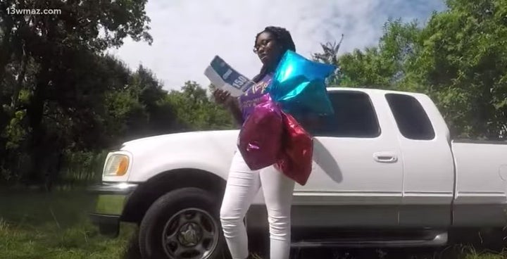 Mykehia Curry, an 18-year-old from Macon, Georgia, is the first person in her family to attend college.