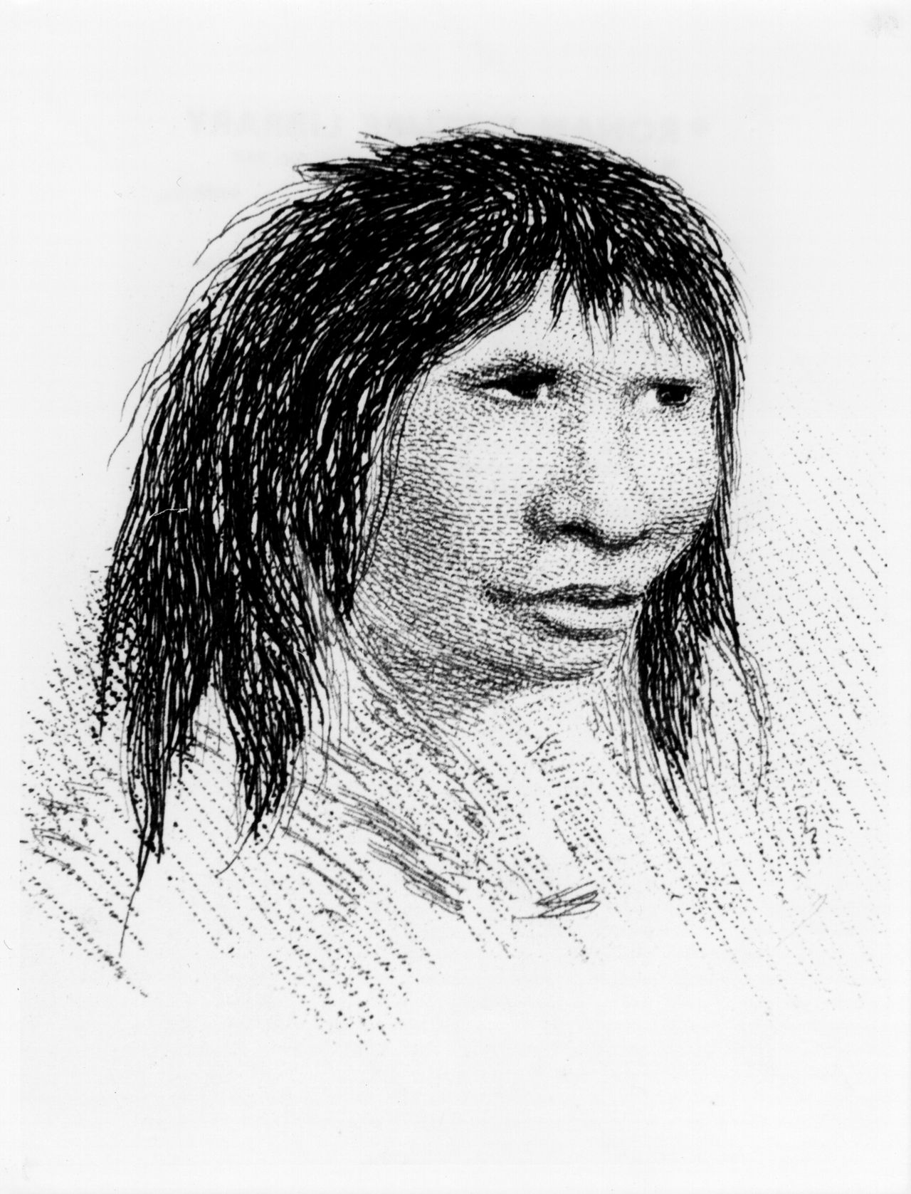 Jemmy Button, the Fuegian 'adopted' by Fitzroy's expedition, in 1834 (1839).