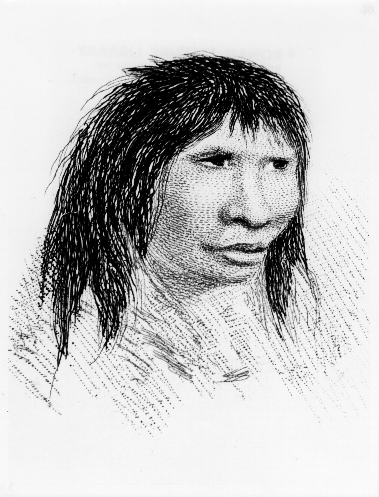 Jemmy Button, the Fuegian 'adopted' by Fitzroy's expedition, in 1834 (1839).