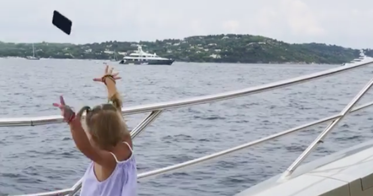 Girl Throws Dad’s Phone In Sea 'Because He Uses It Too Much' HuffPost