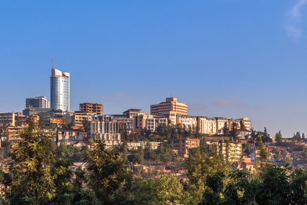 Le centre économique de Kigali, la capitale du Rwanda.