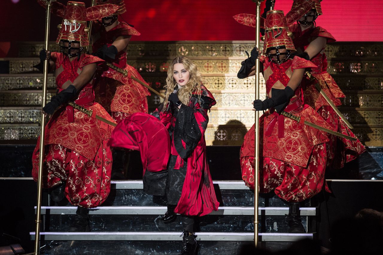 Madonna on her most recent world jaunt, the 'Rebel Heart' tour