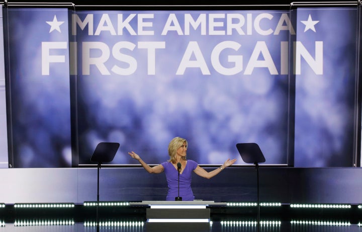 Laura Ingraham speaks at the Republican National Convention in Cleveland, Ohio, on July 20, 2016.