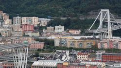 Motorway Bridge Collapses In Italian City Of Genoa