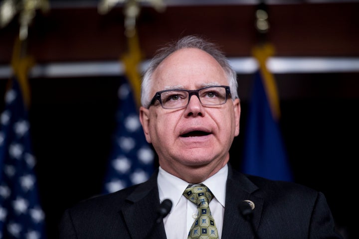 Rep. Tim Walz won the Democratic nomination for Minnesota governor.