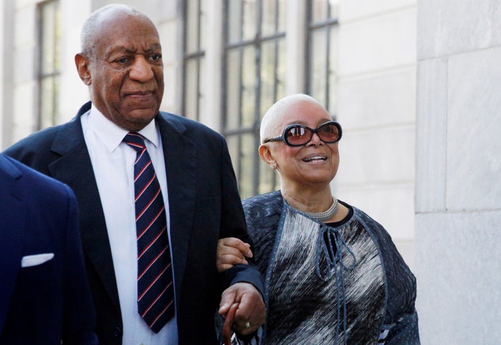 Bill Cosby, left, was convicted in April of drugging and raping a woman at his Pennsylvania home in 2004. His wife Camille, right, remained by Cosby's side during his 2017 trial.