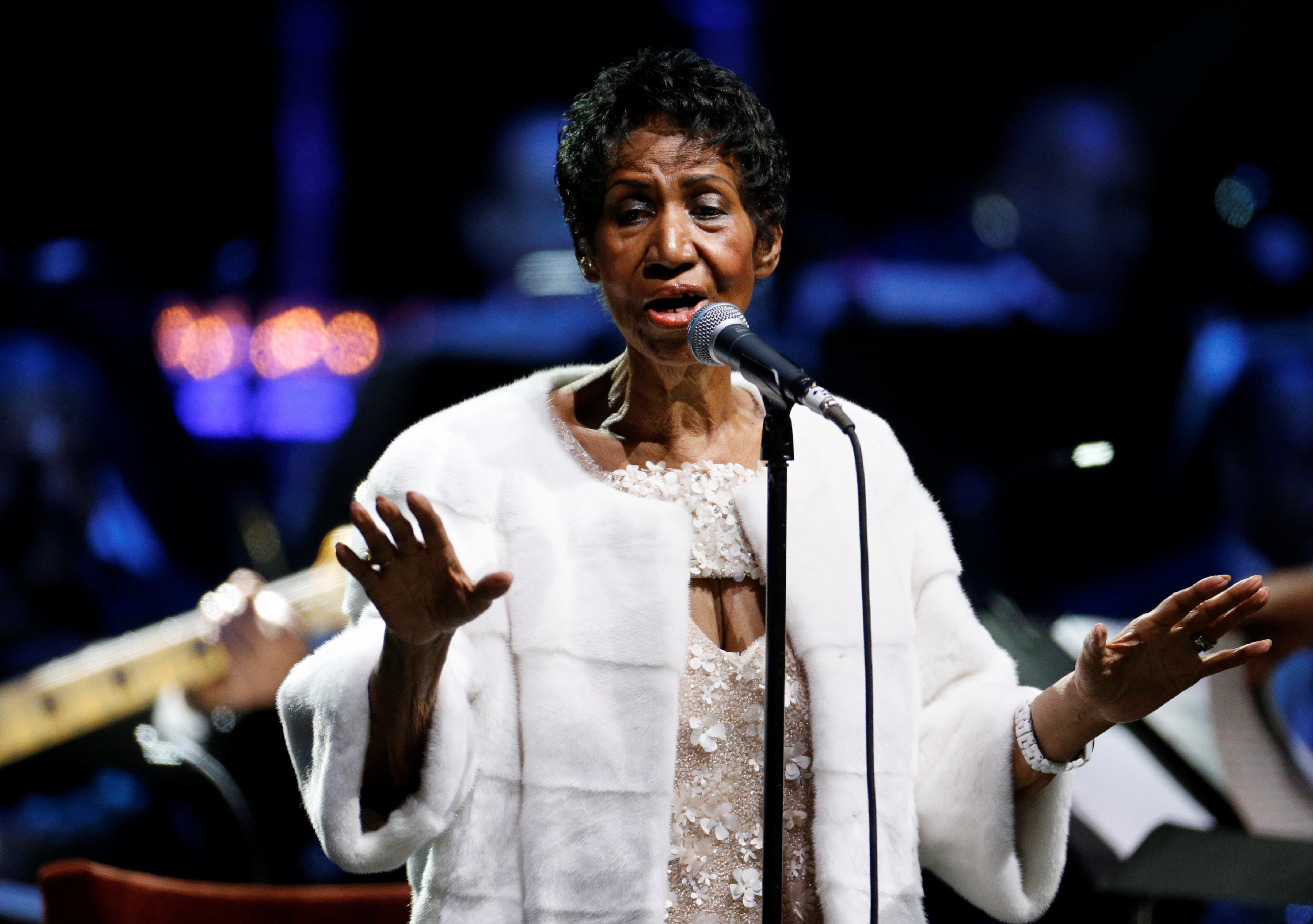 Shannon Stapleton Reuters
Aretha was diagnosed with cancer in 2010