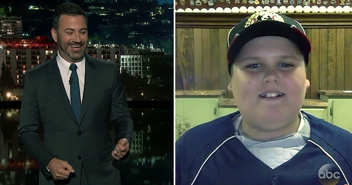 Little Leaguer Who Went Viral Tells Jimmy Kimmel How To Hit Dingers ...