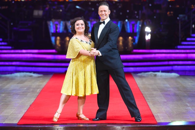 Kevin with his 2018 partner Susan Calman