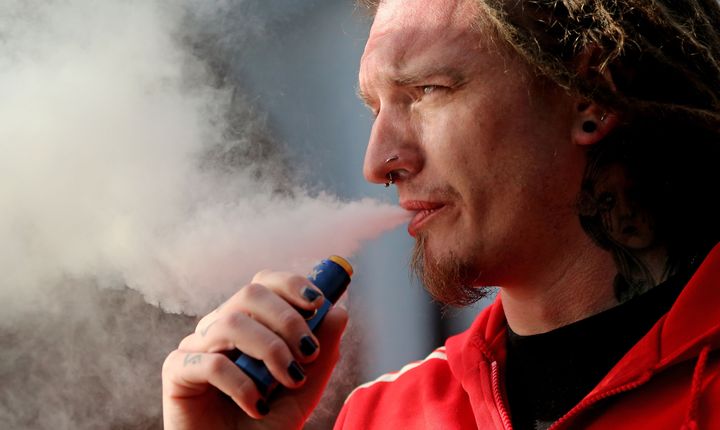 The government is being used to make e-cigarettes available through the NHS to help smokers kick the habit (stock image)