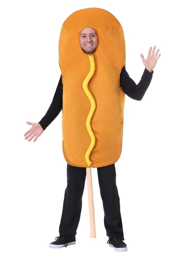 For some people, this <a href="https://www.halloweencostumes.com/adult-corndog-costume.html" target="_blank">corn dog costume