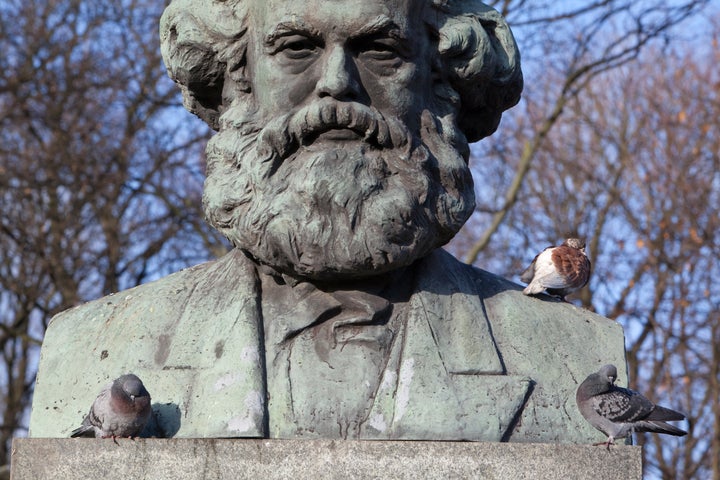 A statue of Karl Marx in Kaliningrad, Russia.&nbsp;