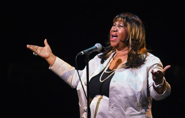 Aretha Franklin performing in New York City on Sept. 18, 2012. 