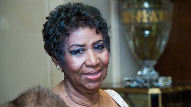 NEW YORK, NY - MARCH 22:  Singer Aretha Franklin attends the Aretha Franklin Birthday Celebration at the Ritz Carlton Hotel on March 22, 2015 in New York City.  (Photo by Mark Sagliocco/FilmMagic)