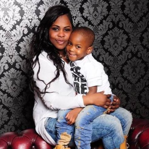 Simonne Kerr with her son Kavele