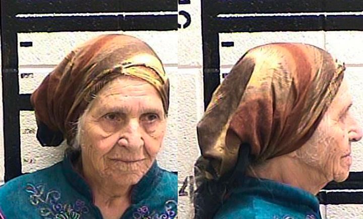 Martha Al-Bishara, 87, was charged with criminal trespass and obstructing an officer Friday after she was seen holding a knife. Her family said she was cutting flowers.