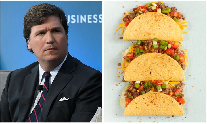 Fox News host Tucker Carlson said of tacos, “It’s American food.”