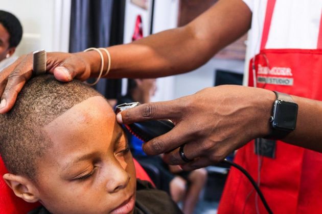 How Free Haircuts Make Kids Feel Good About Going Back To