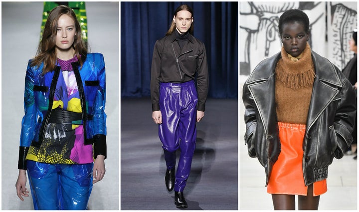 80s hot sale leather fashion