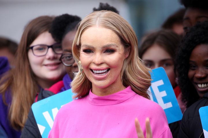 Katie Piper attending the We Day UK charity event and concert, at The SSE Arena, London in March.