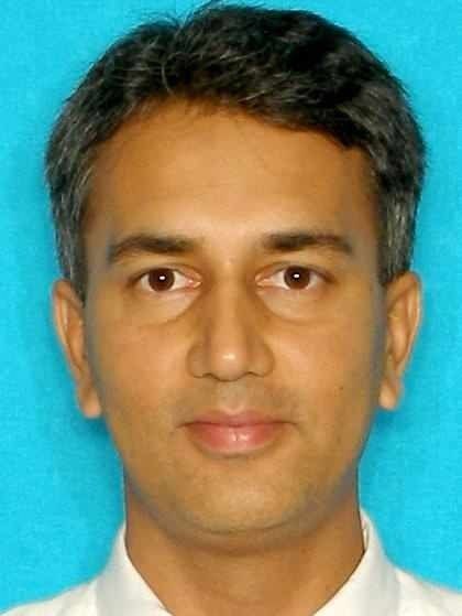 Shafeeq Sheikh in a booking photo from the Houston Police Department.